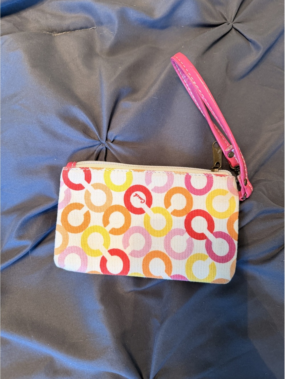 Coach Vintage Colorful Wristlet